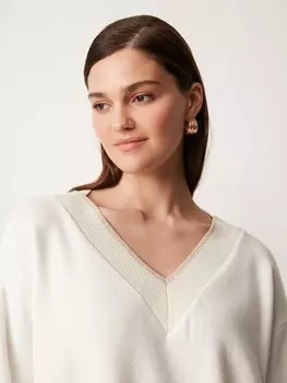 Джемпер с контрастной отделкой (52)