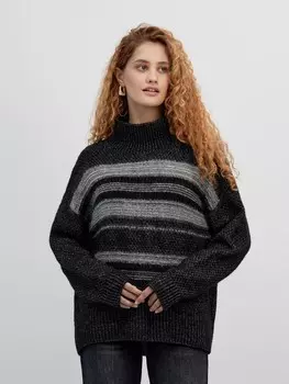 Джемпер с контрастным принтом ELIS