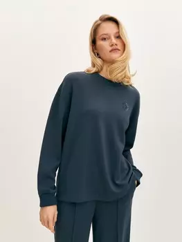 Джемпер с минималистичным принтом XS(42)