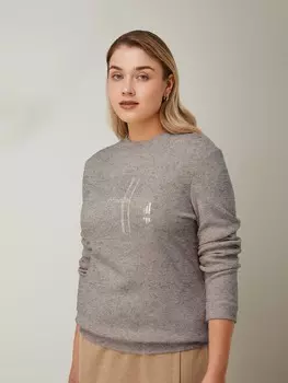 Джемпер с пайетками M(46)