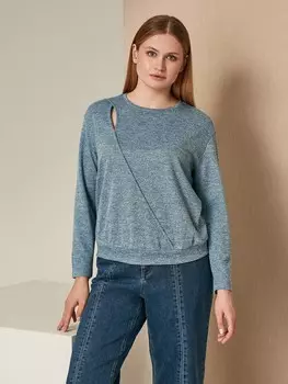 Джемпер трикотажный с люрексом XL(50)