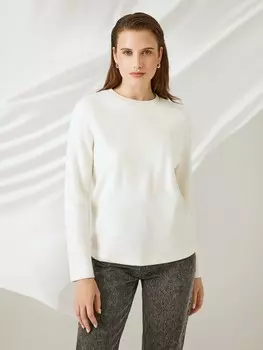 Джемпер трикотажный с вышивкой пайетками S(44)