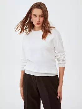 Джемпер вязаный с миксом фактур XL(50)