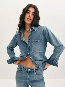 Джинсовая рубашка (50)