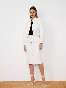 Джинсовая юбка на пуговицах S(44)