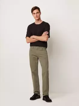 Джинсовые брюки 5 карманов из эластичного хлопка XL(54)