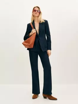 Джинсы-клеш из эластичного хлопка XS(42)