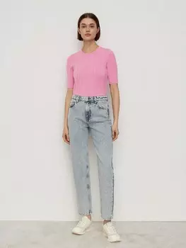 Джинсы прямые голубого оттенка XS(42)