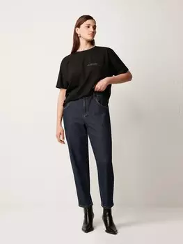 Джинсы с поясом-резинкой M(46)