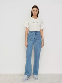 Джинсы с высокой посадкой XS(42)