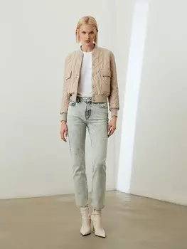 Джинсы с высокой посадкой S(44)