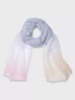 Фактурный палантин с эффектом деграде (70*165)