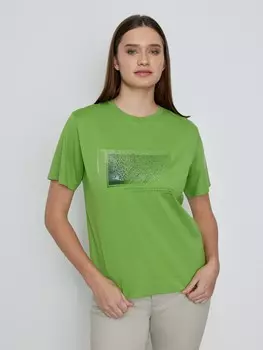 Футболка хлопковая с принтом L(48)