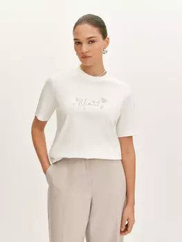 Футболка из хлопка с принтом M(46)