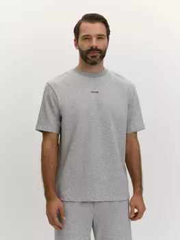 Футболка из хлопкового трикотажа с брендированным принтом S(48)