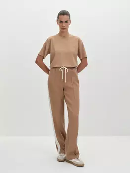 Футболка прямого кроя из вискозного трикотажа XS(42)