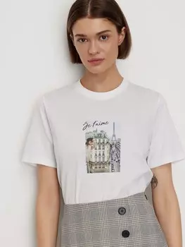 Футболка с принтом ELIS