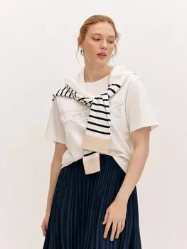 Футболка с принтом M(46)