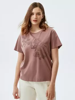 Футболка с принтом трикотажная XL(50)