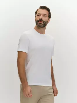 Футболка slim fit из мерсеризованного хлопка S(48)