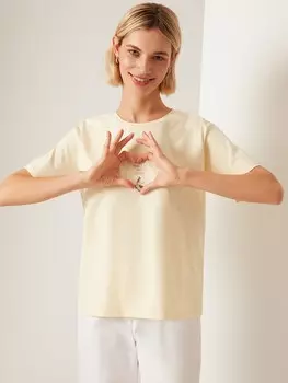 Футболка свободная желтая ELIS