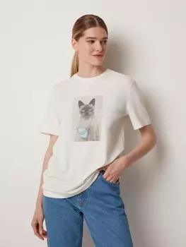 Футболка трикотажная с принтом ELIS