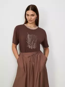 Футболка трикотажная с принтом LALIS