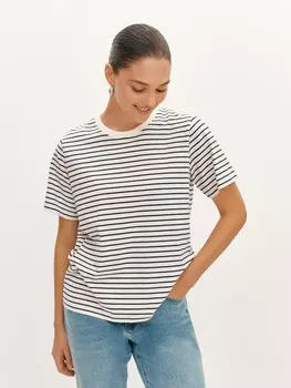 Футболка трикотажная в полоску M(46)