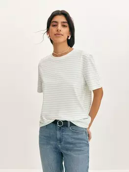 Футболка в полоску из хлопка M(46)