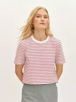 Футболка в полоску из хлопка XS(42)