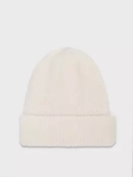 Шапка вязаная белого оттенка (54-56)