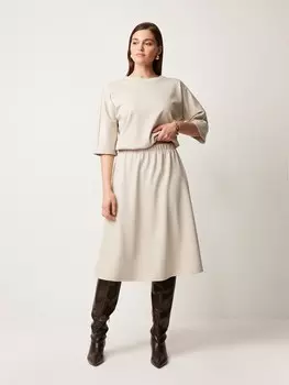 Юбка A-силуэта из трикотажа L(48)