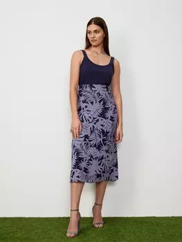 Юбка А-силуэта из вискозы L(48)