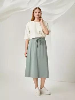 Юбка А-силуэта трикотажная M(46)