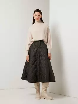 Юбка А-силуэта утеплённая S(44)