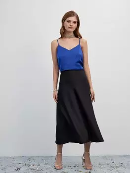 Юбка-годе атласная XS(42)