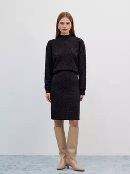 Юбка из фактурного трикотажа XS(42)