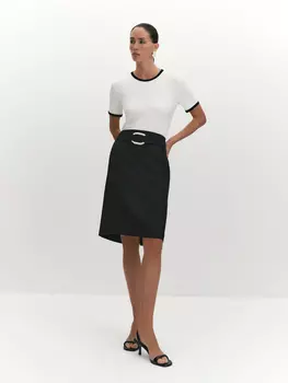 Юбка из костюмной вискозы ELIS