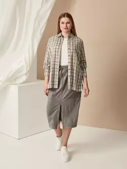 Юбка-миди из экозамши LALIS