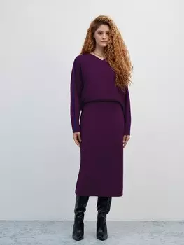 Юбка-миди из трикотажа XS(42)