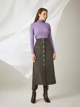 Юбка-миди на пуговицах (48)