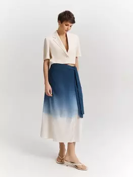 Юбка-миди на запах XS(42)