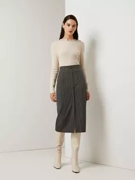 Юбка-миди прямая на пуговицах XS(42)