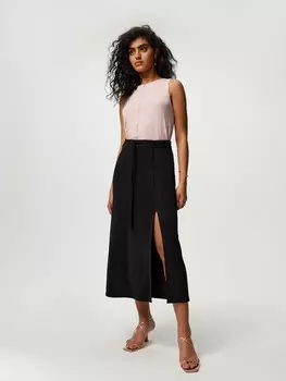 Юбка-миди с двумя разрезами XS(42)