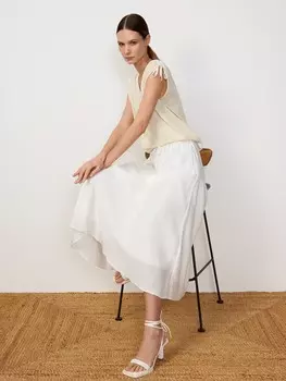 Юбка-миди с кулиской S(44)