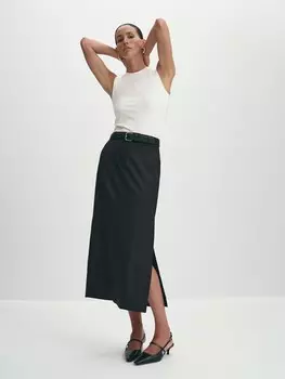 Юбка-миди со шлицей ELIS