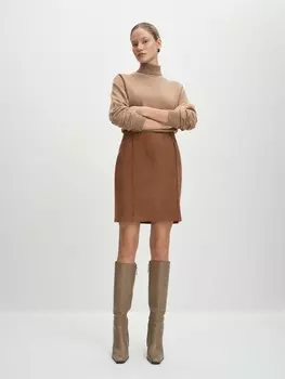 Короткая юбка из замши XS(42)