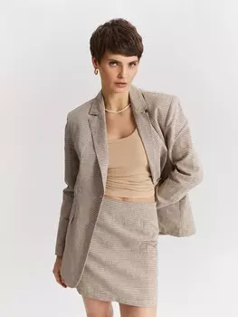 Юбка-мини изо льна XS(42)