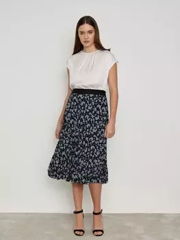 Юбка плиссированная с принтом LALIS