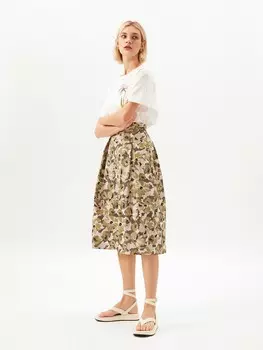 Юбка принтованная хлопковая S(44)